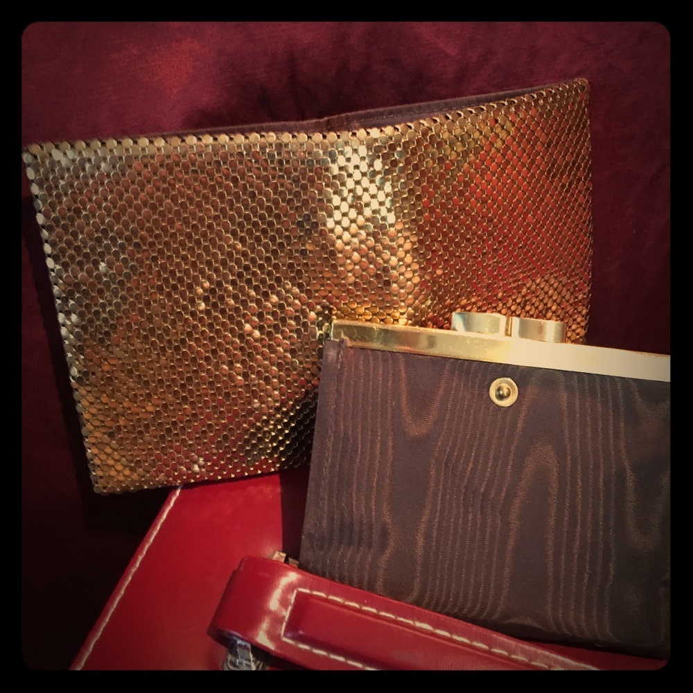 Whiting & Davis Gold Mesh Wallet/Change purse